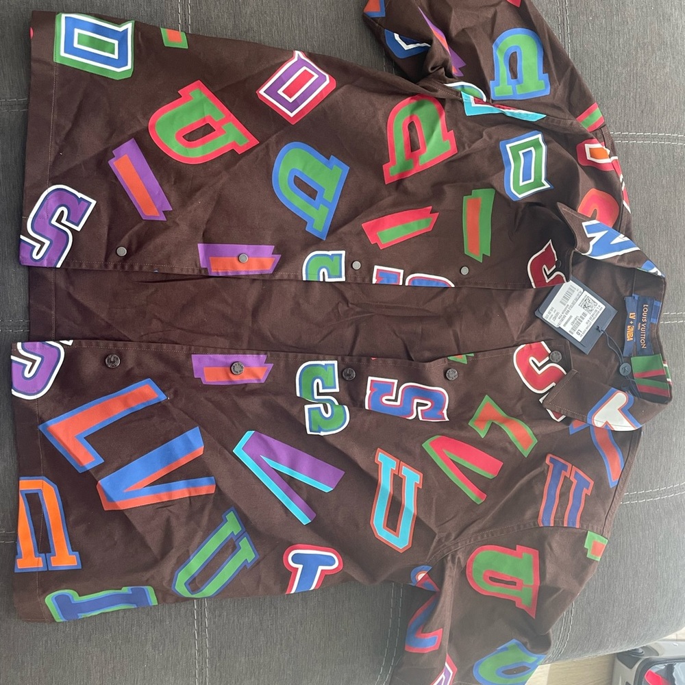Louis Vuitton x NBA collection | Letters Short Sleeves  Shirts - Large